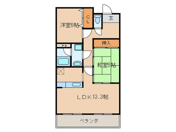 ブラウニ－の物件間取画像